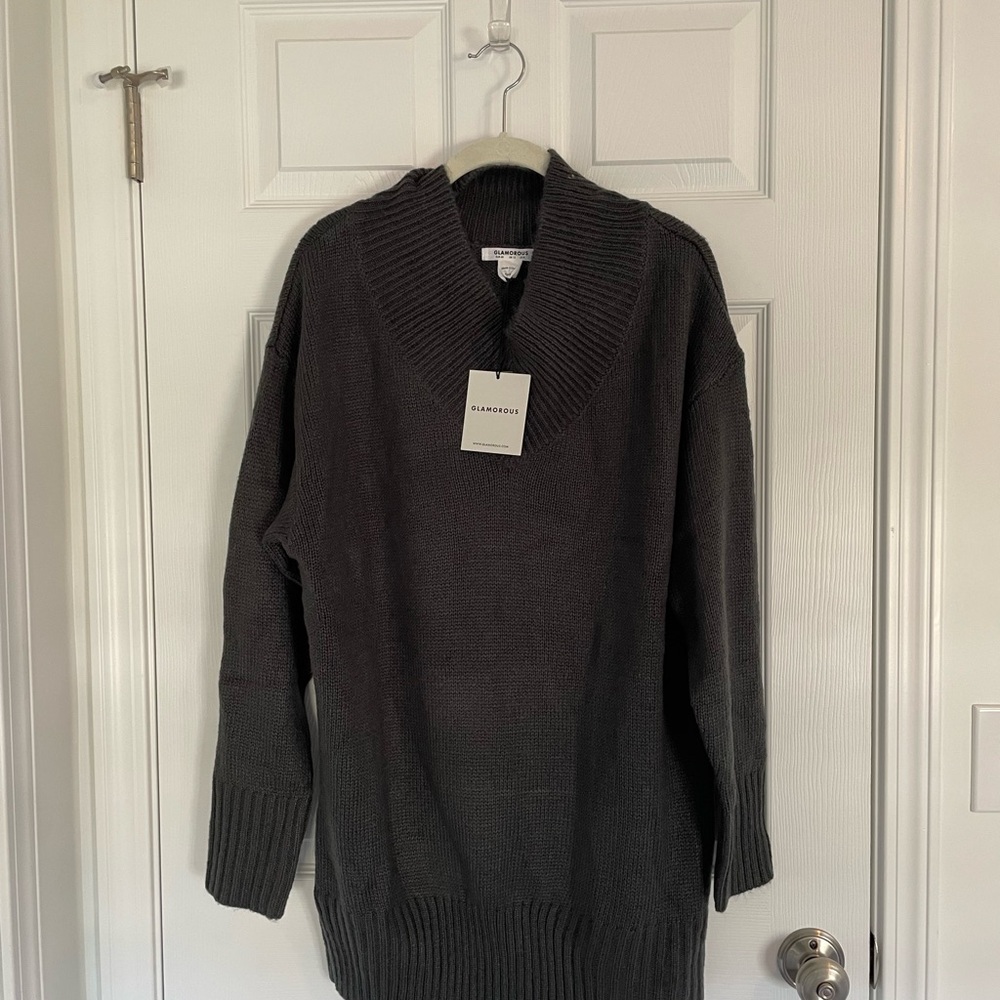 Glamorous Black Ribbed Sweater